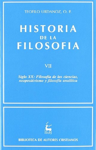 Cover for Historia de la filosofía. VII : Siglo XX