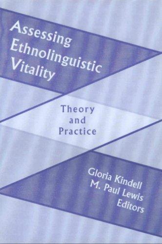 Cover for Assessing ethnolinguistic vitality