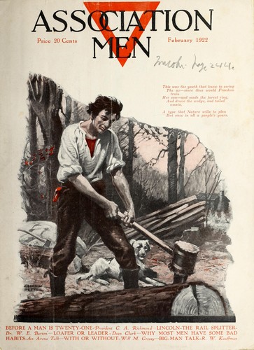 Cover for Lincoln, the young rail-splitter