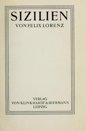 Cover for Sizilien
