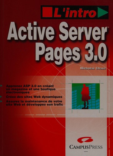 Cover for Active server pages 3.0