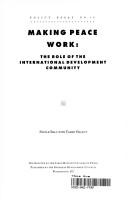 Cover for Making peace work