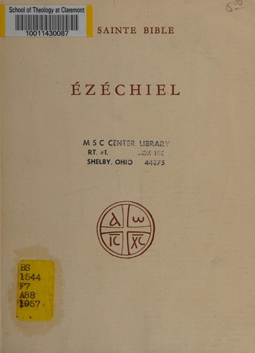 Cover for Ezéchiel