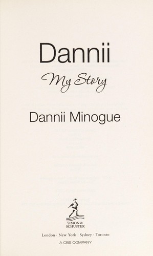 Cover for Dannii