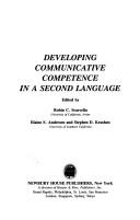 Cover for Dev Comm Comp in Sec Lang (Issues in second language research)