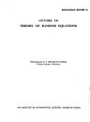 Cover for A survey on the theory of random equations