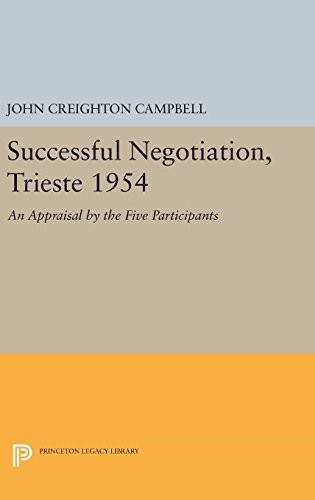 Cover for Successful Negotiation, Trieste 1954