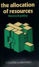 Cover for The allocation of resources