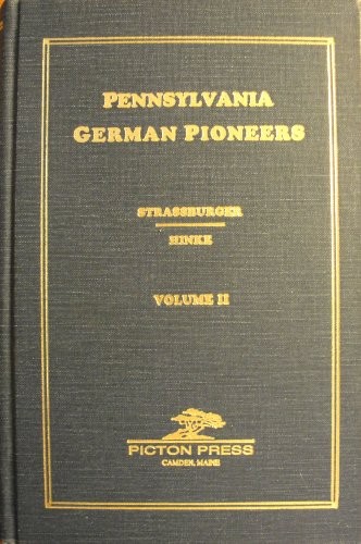Cover for Pennsylvania German Pioneers