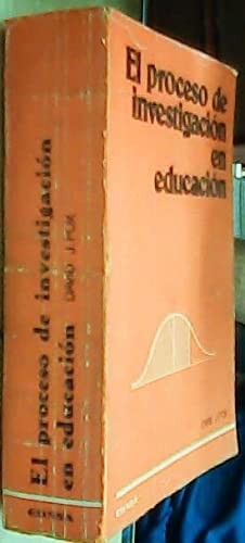 Cover for El proceso de investigación en la educación