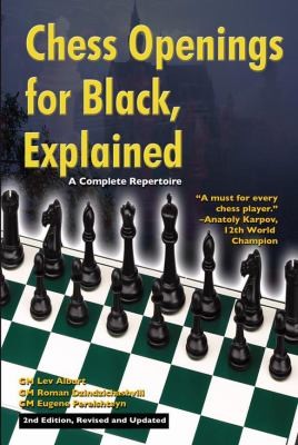 Cover for Chess Openings For Black Explained A Complete Repertoire