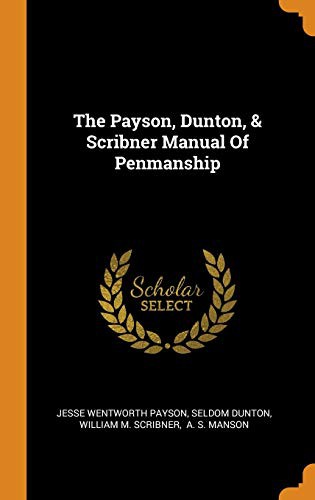 Cover for The Payson, Dunton, & Scribner Manual Of Penmanship