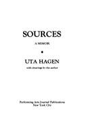 Cover for Sources, A Memoir.
