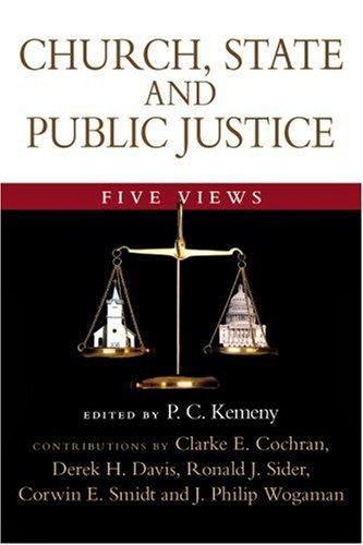 Cover for Church, State and Public Justice