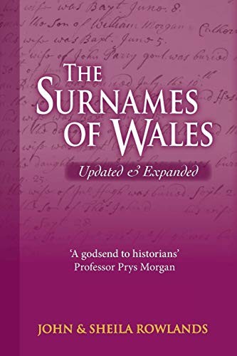 Cover for The Surnames of Wales, Updated & Expanded