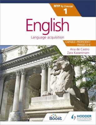 Cover for English for the IB MYP 1