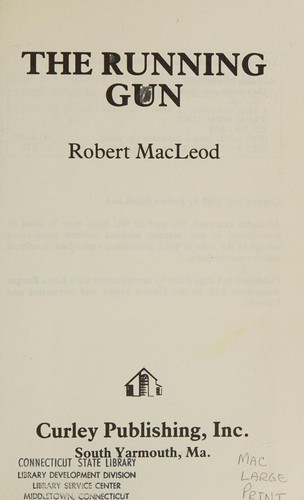 Cover for The running gun
