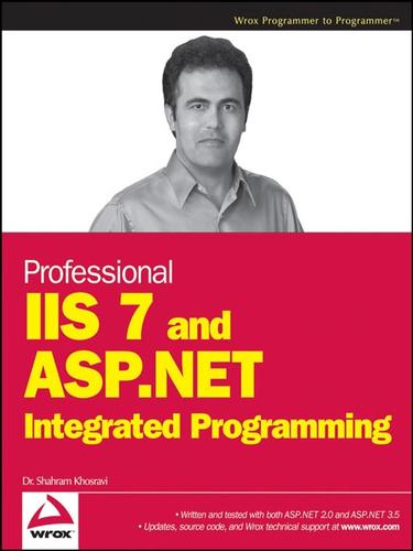 Cover for Professional IIS 7 and ASP.NET Integrated Programming