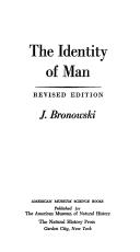 Cover for The identity of man