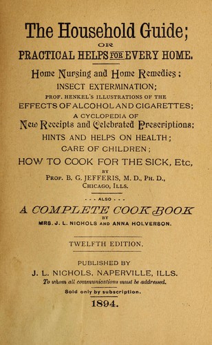 Cover for The household guide