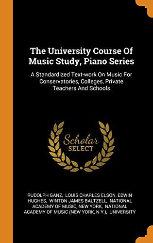 Cover for The University Course Of Music Study, Piano Series