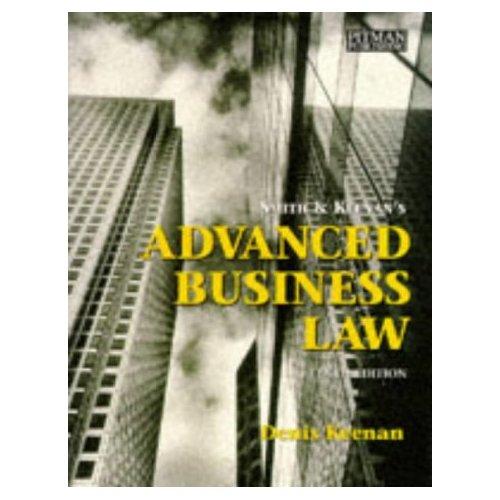 Cover for Smith and Keenan's advanced business law.