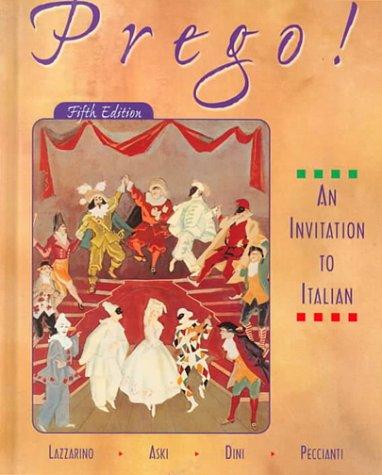 Cover for Prego! An Invitation to Italian 5th Edition