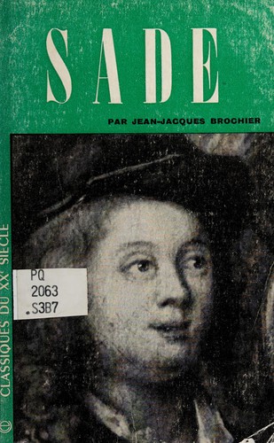 Cover for Sade