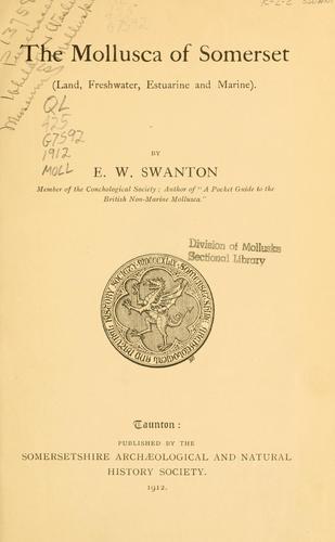 Cover for The mollusca of Somerset
