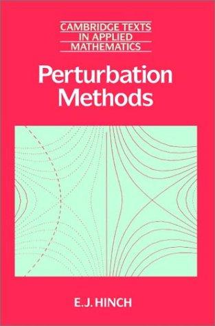 Cover for Perturbation methods