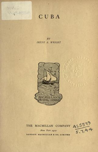 Cover for Cuba.