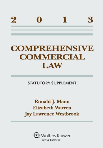 Cover for Comprehensive Commercial Law, 2013