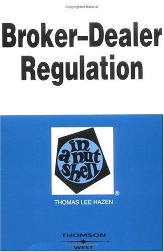 Cover for Broker-dealer regulation in a nutshell