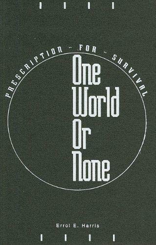 Cover for One World or None