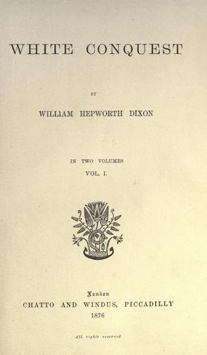 Cover for White conquest