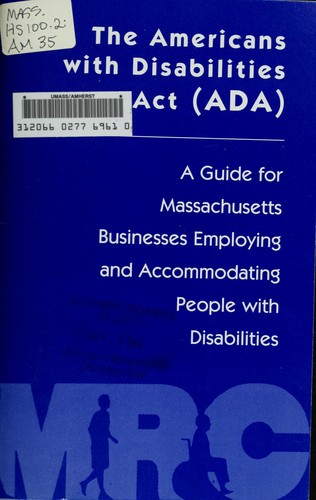 Cover for The Americans with Disabilities Act (ADA)