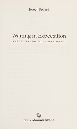 Cover for Waiting in Expectation