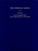 Cover for Late Geometric and Protoattic Pottery, Mid 8th to Late 7th Century B.C (Athenian Agora)