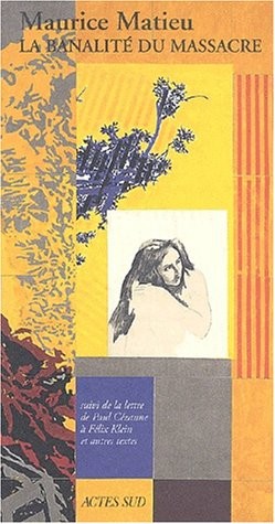 Cover for La Banalité du massacre