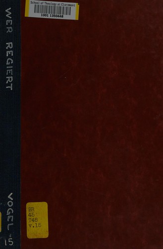 Cover for Wer regiert die Kirche?