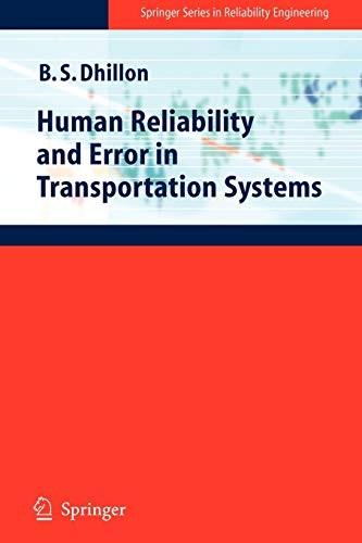 Cover for Human Reliability and Error in Transportation Systems