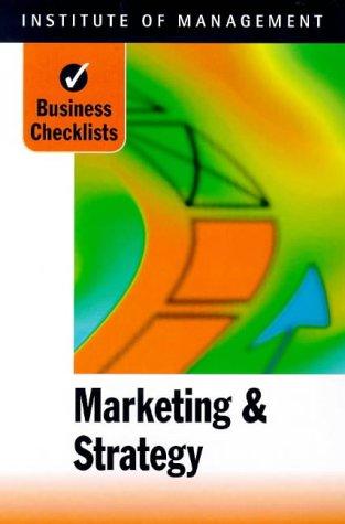 Cover for Marketing and Strategy (Business Checklists)
