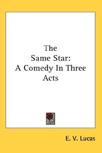 Cover for The Same Star