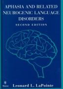 Cover for Aphasia and related neurogenic language disorders