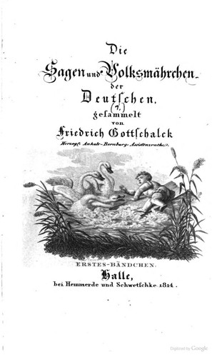 Cover for Die Sagen und Volksmährchen der Deutschen