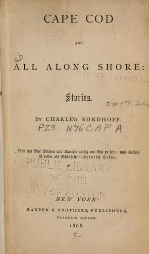 Cover for Cape Cod and all along shore
