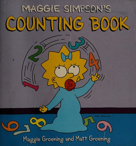 Cover for Maggie Simpson's counting book