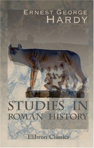 Cover for Studies in Roman History