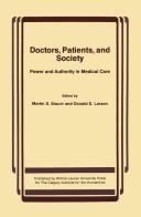 Cover for Doctors, patients, and society