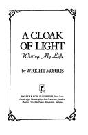 Cover for A cloak of light